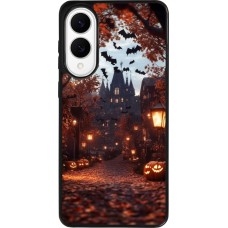 Samsung Galaxy S25 Edge Case Hülle - Silikon schwarz Halloween 2025 Haunted house