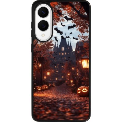 Samsung Galaxy S25 Edge Case Hülle - Silikon schwarz Halloween 2025 Haunted house