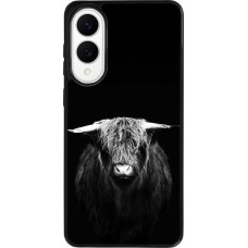 Samsung Galaxy S25 Edge Case Hülle - Silikon schwarz Highland calf black