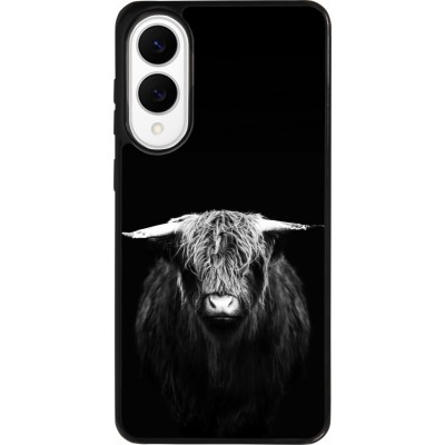 Samsung Galaxy S25 Edge Case Hülle - Silikon schwarz Highland calf black