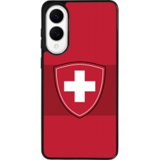 Samsung Galaxy S25 Edge Case Hülle - Silikon schwarz Hockey World Championship Ecusson Suisse
