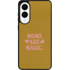 Coque Samsung Galaxy S25 Edge - Silicone rigide noir Mom 2026 Are Magic