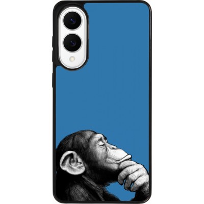 Samsung Galaxy S25 Edge Case Hülle - Silikon schwarz Monkey Pop Art