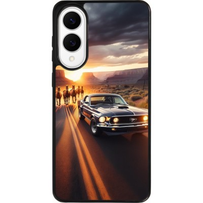 Samsung Galaxy S25 Edge Case Hülle - Silikon schwarz Mustang 69 Grand Canyon