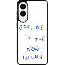 Coque Samsung Galaxy S25 Edge - Silicone rigide noir Offline is the new luxury