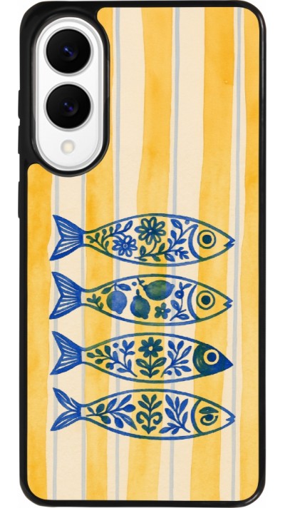 Samsung Galaxy S25 Edge Case Hülle - Silikon schwarz Portuguese fish 2026