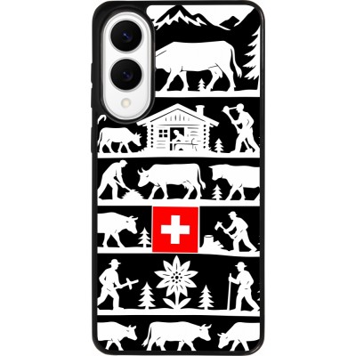 Samsung Galaxy S25 Edge Case Hülle - Silikon schwarz Poya Schweiz 1 schwarz