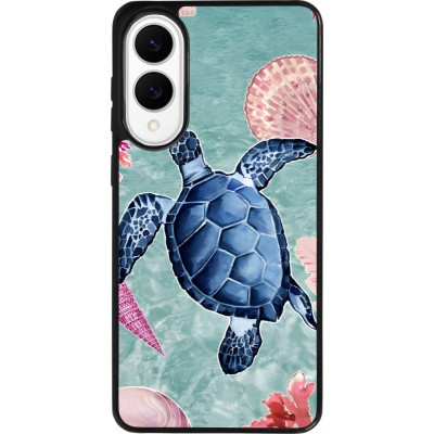 Samsung Galaxy S25 Edge Case Hülle - Silikon schwarz Preppy Turtle