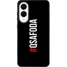 Samsung Galaxy S25 Edge Case Hülle - Silikon schwarz Qsafoda 1