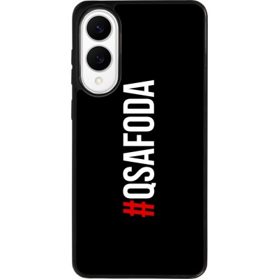 Samsung Galaxy S25 Edge Case Hülle - Silikon schwarz Qsafoda 1