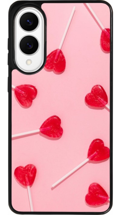 Coque Samsung Galaxy S25 Edge - Silicone rigide noir Saint Valentines Day 26 Lollipop