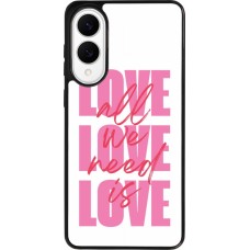 Coque Samsung Galaxy S25 Edge - Silicone rigide noir Saint Valentines Day 26 Love all we need is