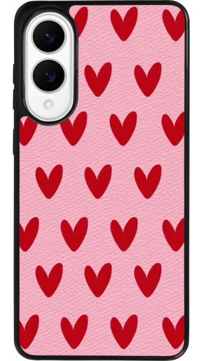 Coque Samsung Galaxy S25 Edge - Silicone rigide noir Saint Valentines Day 26 Pattern heart