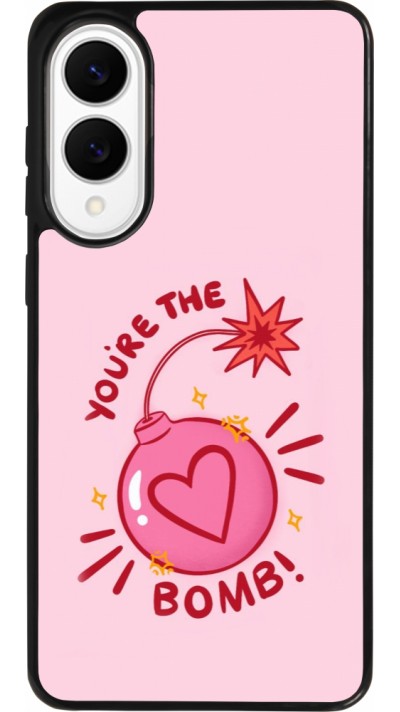 Coque Samsung Galaxy S25 Edge - Silicone rigide noir Saint Valentines Day 26 You are the bomb