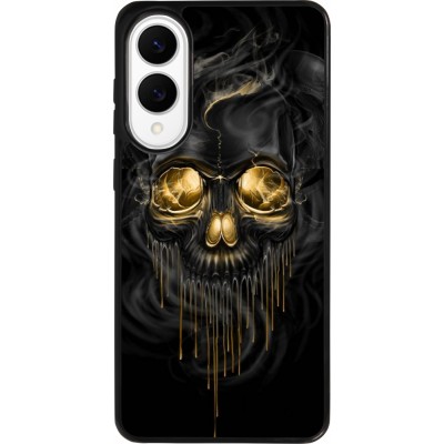 Samsung Galaxy S25 Edge Case Hülle - Silikon schwarz Skull 02