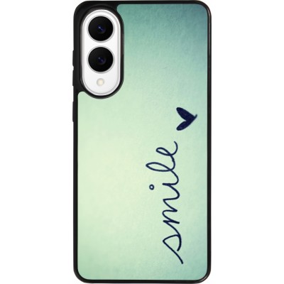 Samsung Galaxy S25 Edge Case Hülle - Silikon schwarz Smile