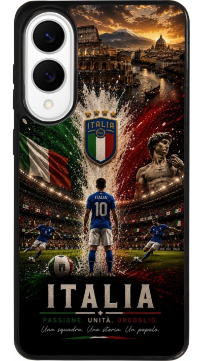 Samsung Galaxy S25 Edge Case Hülle - Silikon schwarz Fussball Italien splash 2026