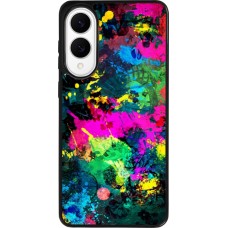 Samsung Galaxy S25 Edge Case Hülle - Silikon schwarz Splash paint