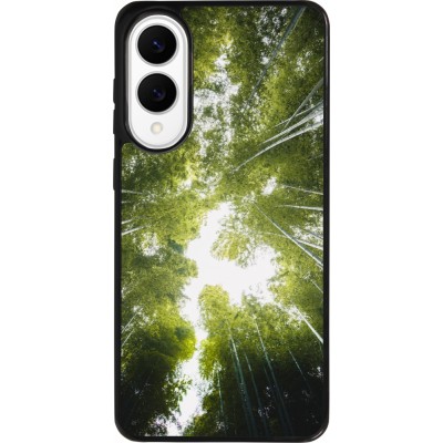 Samsung Galaxy S25 Edge Case Hülle - Silikon schwarz Spring 23 forest blue sky