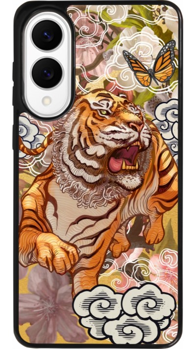 Samsung Galaxy S25 Edge Case Hülle - Silikon schwarz Spring 23 japanese tiger