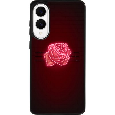 Samsung Galaxy S25 Edge Case Hülle - Silikon schwarz Spring 23 neon rose