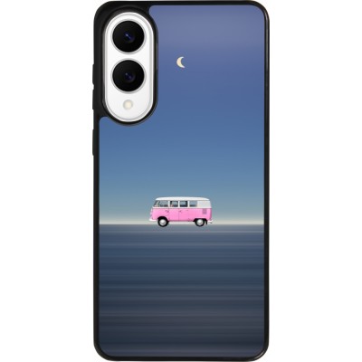 Samsung Galaxy S25 Edge Case Hülle - Silikon schwarz Spring 23 pink bus