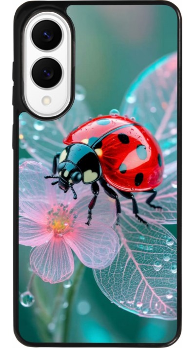 Samsung Galaxy S25 Edge Case Hülle - Silikon schwarz Ladybird in bloom Spring 2026