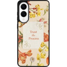 Samsung Galaxy S25 Edge Case Hülle - Silikon schwarz Trust the process Spring 2026