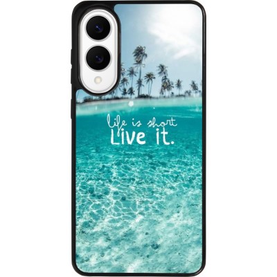 Samsung Galaxy S25 Edge Case Hülle - Silikon schwarz Summer 18 24