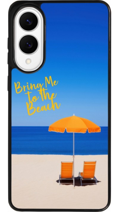 Samsung Galaxy S25 Edge Case Hülle - Silikon schwarz Summer 2025 Bring me to the beach