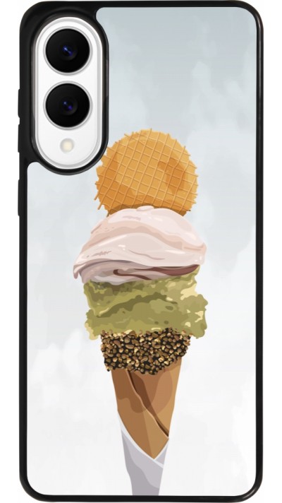 Samsung Galaxy S25 Edge Case Hülle - Silikon schwarz Summer 2025 Cornet