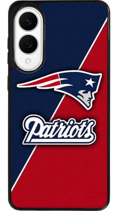 Coque Samsung Galaxy S25 Edge - Silicone rigide noir Super Bowl 26 Patriots 1