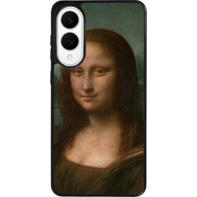 Samsung Galaxy S25 Edge Case Hülle - Silikon schwarz Kunstbild - Mona Lisa - Leonardo de Vinci