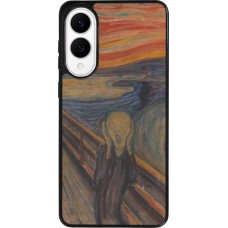 Samsung Galaxy S25 Edge Case Hülle - Silikon schwarz Kunstbild - Der Schrei - Edvard Munch