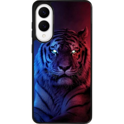 Samsung Galaxy S25 Edge Case Hülle - Silikon schwarz Tiger Blue Red
