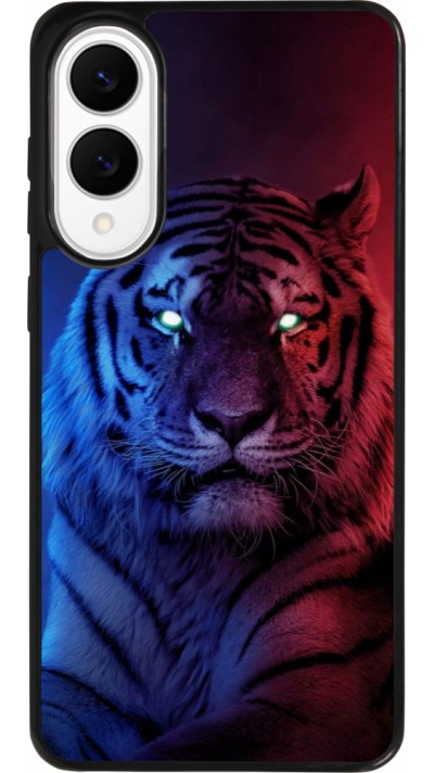 Samsung Galaxy S25 Edge Case Hülle - Silikon schwarz Tiger Blue Red