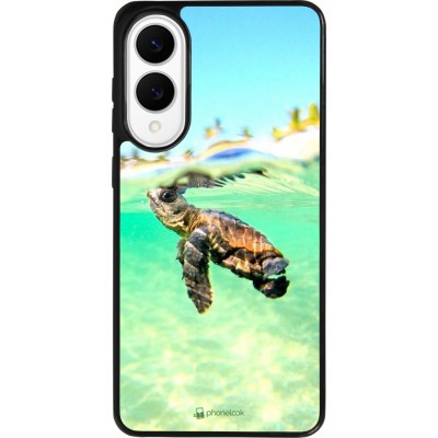 Samsung Galaxy S25 Edge Case Hülle - Silikon schwarz Turtle Underwater