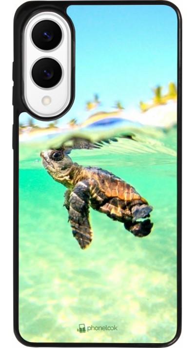 Samsung Galaxy S25 Edge Case Hülle - Silikon schwarz Turtle Underwater