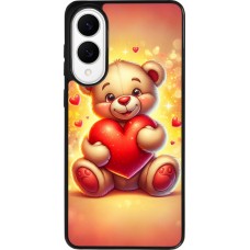 Samsung Galaxy S25 Edge Case Hülle - Silikon schwarz Valentin 2024 Teddy Liebe