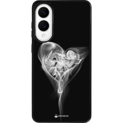 Samsung Galaxy S25 Edge Case Hülle - Silikon schwarz Valentine 2022 Black Smoke