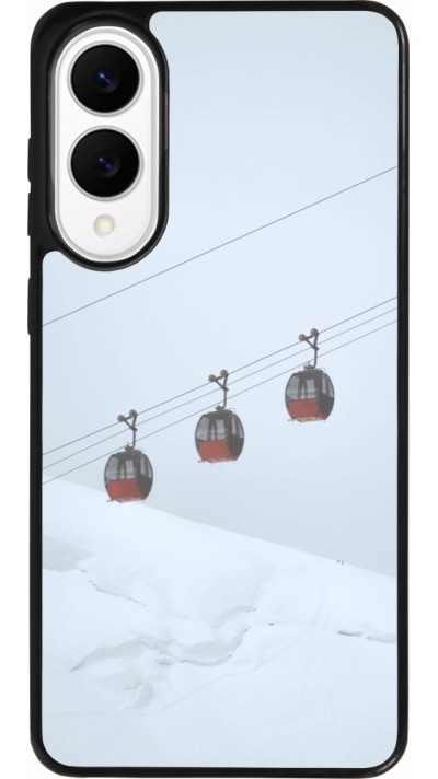 Samsung Galaxy S25 Edge Case Hülle - Silikon schwarz Winter 22 ski lift Samsung Galaxy S25 Edge Case Hülle - Silikon schwarz Winter 22 ski lift