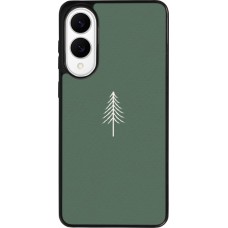 Samsung Galaxy S25 Edge Case Hülle - Silikon schwarz Christmas 22 minimalist tree