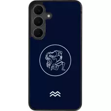 Coque Samsung Galaxy S25 FE - Silicone rigide noir Astrologie Verseau