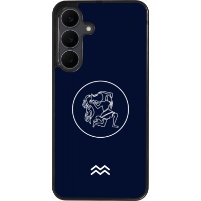 Samsung Galaxy S25 FE Case Hülle - Silikon schwarz Astrologie Wassermann