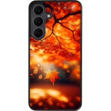 Samsung Galaxy S25 FE Case Hülle - Silikon schwarz Herbst Magisch Orange