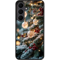 Coque Samsung Galaxy S25 FE - Silicone rigide noir Christmas 25 Xmas Decorated Tree
