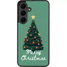Coque Samsung Galaxy S25 FE - Silicone rigide noir Christmas 25 Xmas Tree