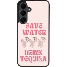 Coque Samsung Galaxy S25 FE - Silicone rigide noir Cocktail Save Water Drink Tequila