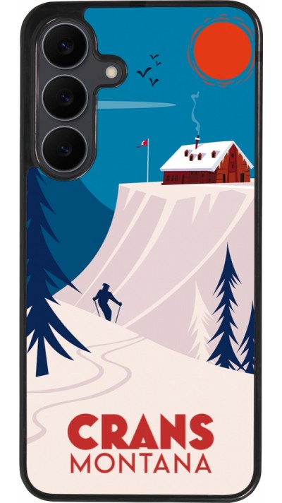 Samsung Galaxy S25 FE Case Hülle - Silikon schwarz Crans-Montana Cabane
