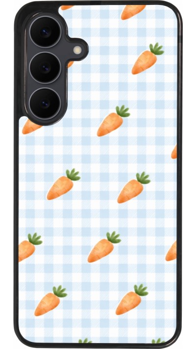 Coque Samsung Galaxy S25 FE - Silicone rigide noir Easter 2026 Pattern carrots